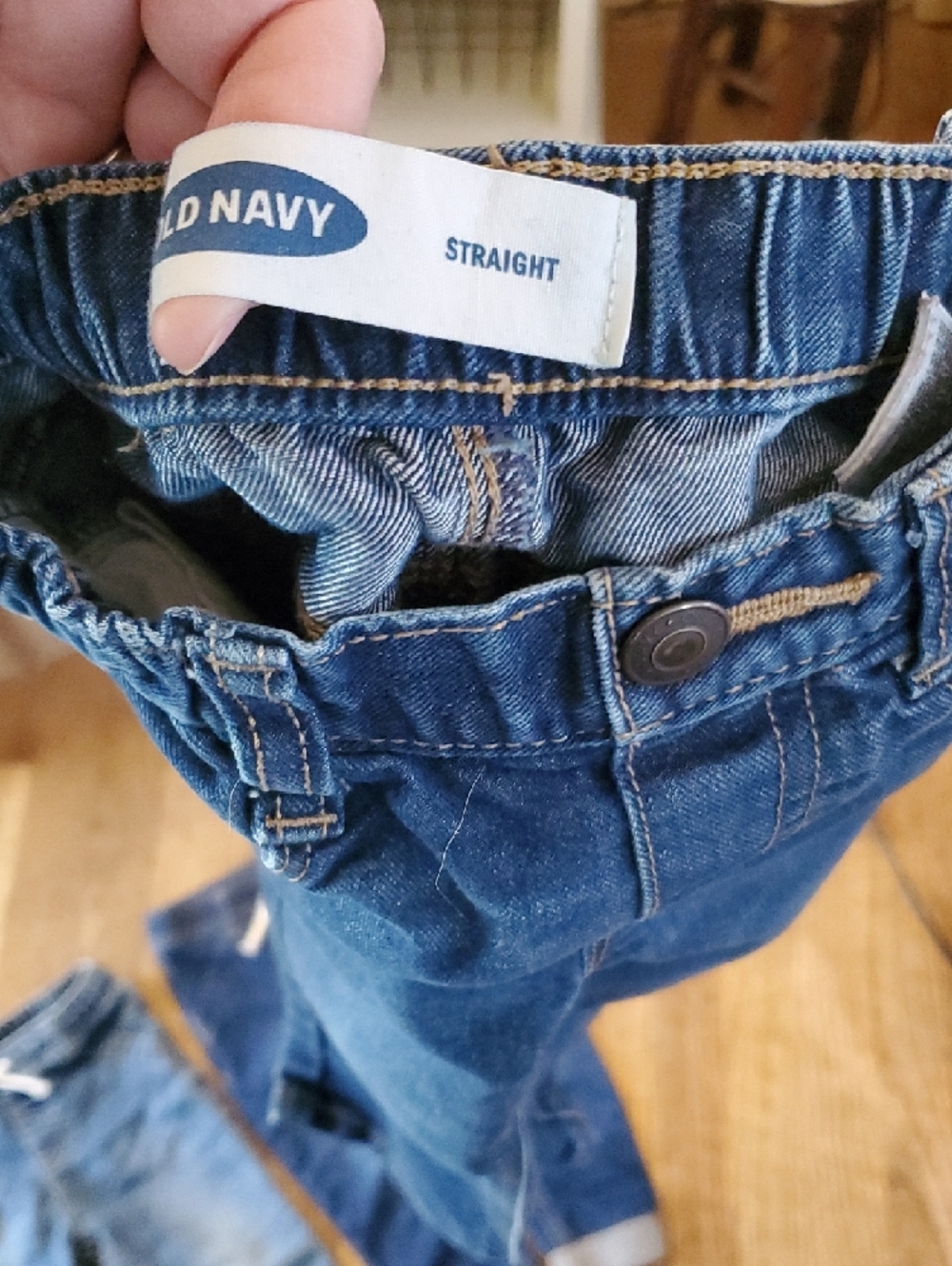 Cat & Jack Boys Blue Denim Jogger & Jeans Set - Picture 7 of 13